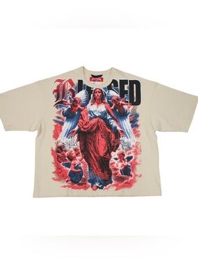 CHOSEN SAINT TEE OATMEAL (OVERSIZED)